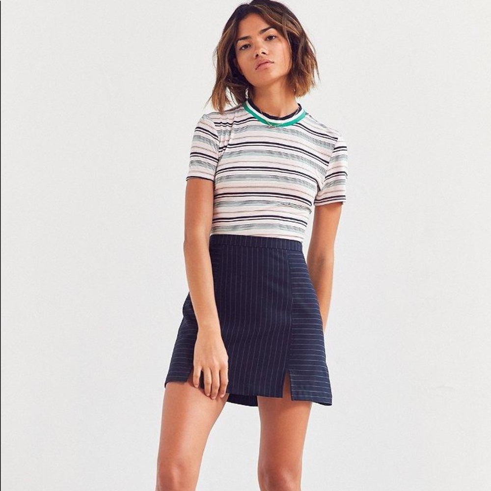 Cooperative Kendric Pinstripe skirt